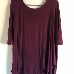Maroon American Eagle sleeve